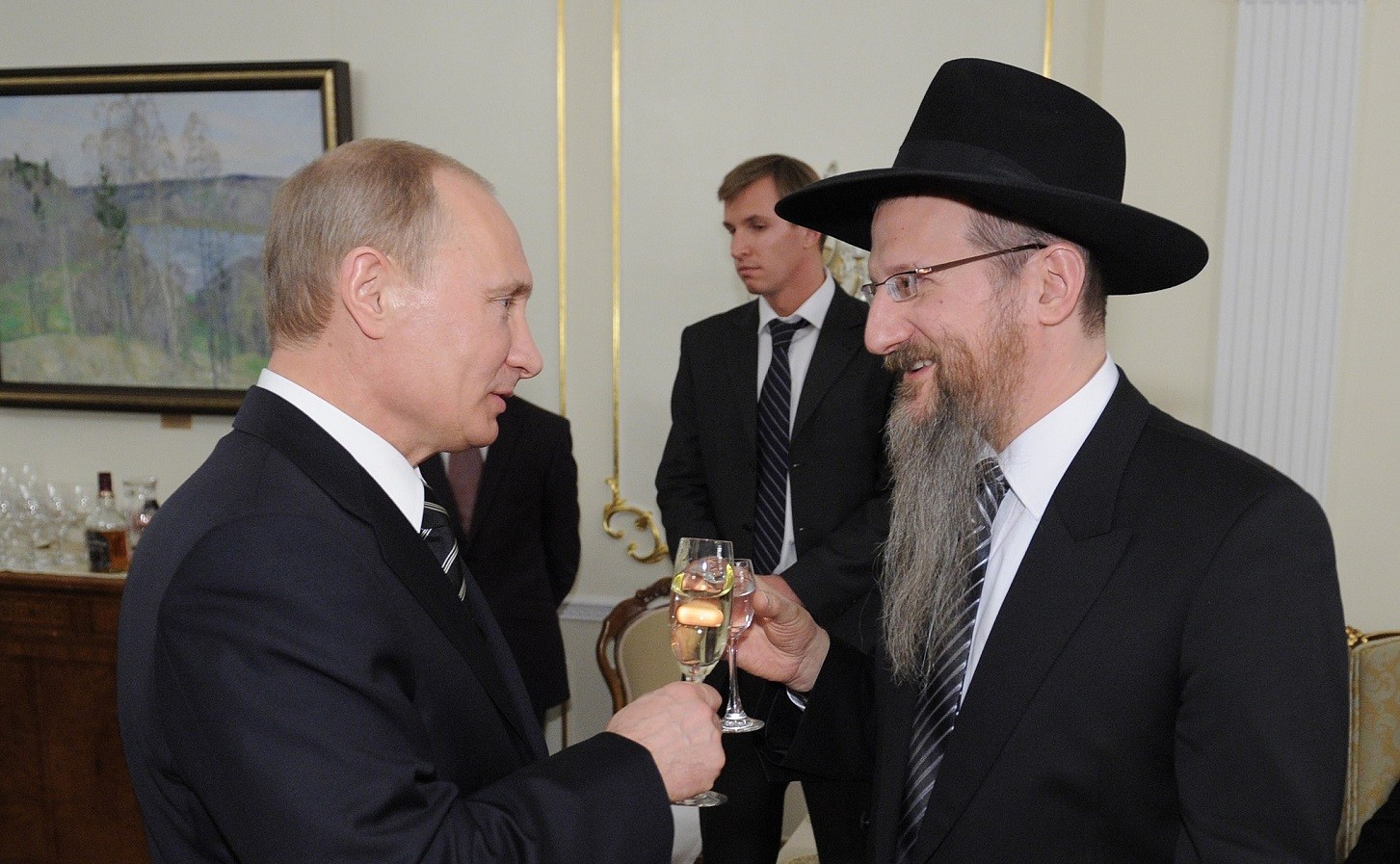 ולדימיר פוטין וברל לזר